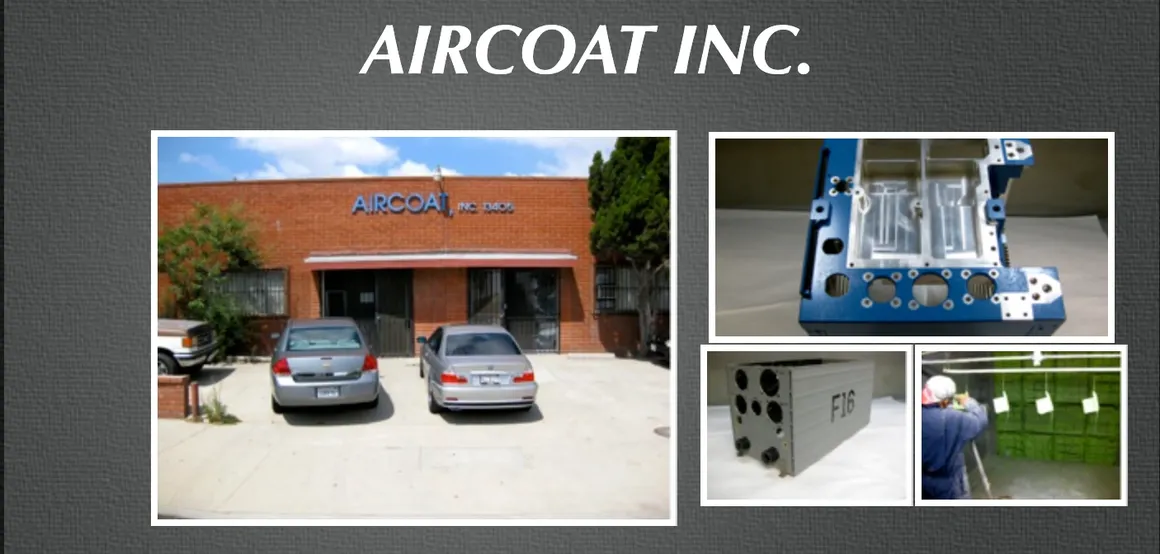 Aircoat Inc. building and finished parts